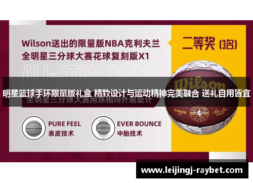 明星篮球手环限量版礼盒 精致设计与运动精神完美融合 送礼自用皆宜